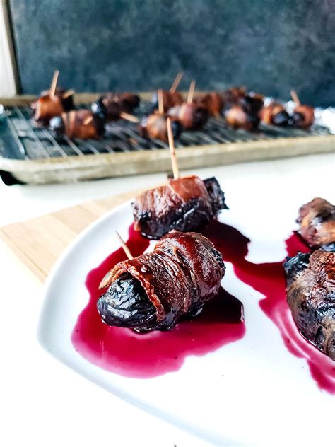 bacon wrapped  stuffed  goat cheese blackberry babe bacon