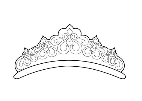 crown princess coloring page coloring home
