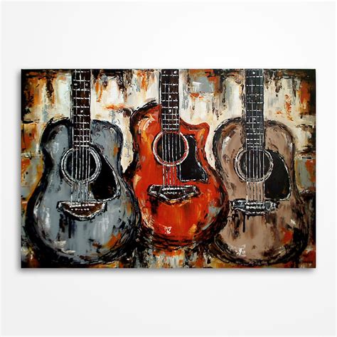 acoustic guitar painting  art guitar art guitar player