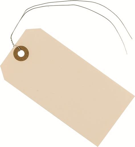 manila paper tags  wire attached         cm box