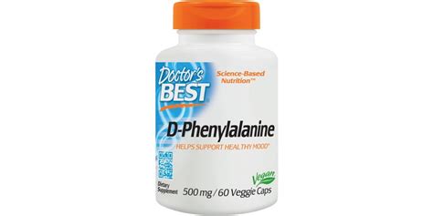 Doctors Best D Phenylalanine 500mg 60 Vcaps Bodybuilding And