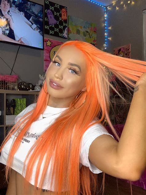 alymxx 👸🏼 hair styles hair color orange funky hairstyles