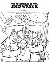 Shipwreck Acts Shipwrecked Sharefaith Vbs Options sketch template