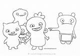 Ugly Coloring Dolls Pages Doll Uglydolls Characters Dog Bat Bestcoloringpagesforkids Choose Board Kids sketch template