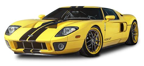 yellow ford gt car png image purepng  transparent cc png image