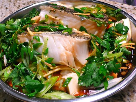 Delimilli Steamed Sea Bass Over Silken Tofu