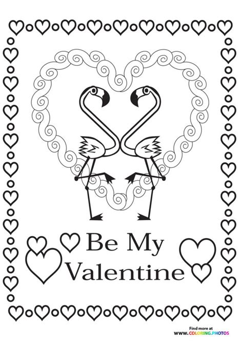 valentines day coloring pages  kids   easy print