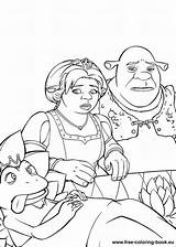 Shrek Coloring Pages Third Book Printable Coloriage Color Getcolorings Roi Info Google Index sketch template