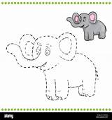 Connect Elefant Verbinden Punkte Malvorlagen sketch template