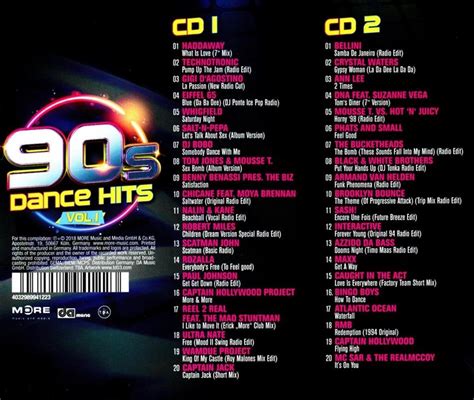 Vol 1 2 Cds Von 90 S Dance Hits Cede Ch