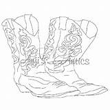 Cowboy Spurs Getdrawings Drawing Boots sketch template