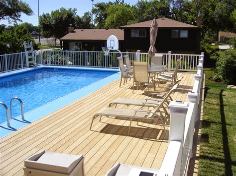 choose  ground pool decks wooden photo