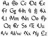 Stencils Letter Printable Cursive Fancy Alphabet Letters Stencil Templates Printablee sketch template