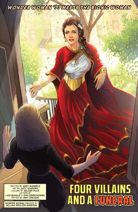 Wonder Woman ’77 Bionic Woman 2 Preview First Comics News