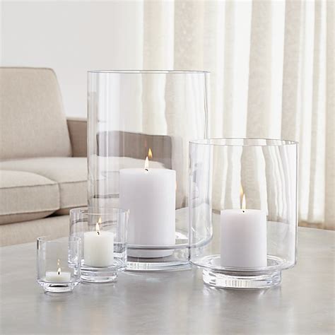Taylor Glass Hurricane Candle Holders Crate And Barrel