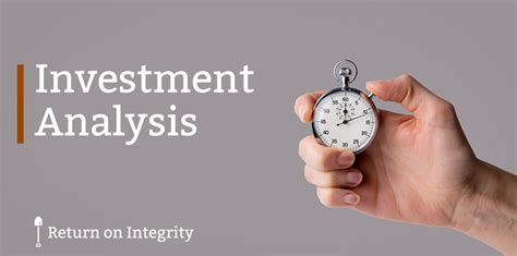 investment analysis return  integrity