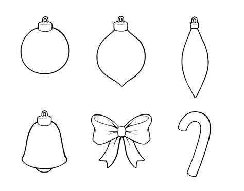 ornament template christmas coloring pages pinterest template