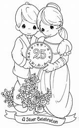 Coloring Moments Precious Pages Anniversary Happy Wedding 25th Colorear Printable Para Praying Celebrating Kids Highest Dibujos Choose Board Getdrawings Getcolorings sketch template