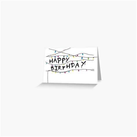stranger  birthday card greeting card  sale  fdesign
