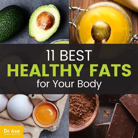 11 best healthy fats for your body dr axe