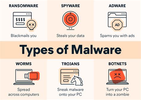 types  malware     daily infographic