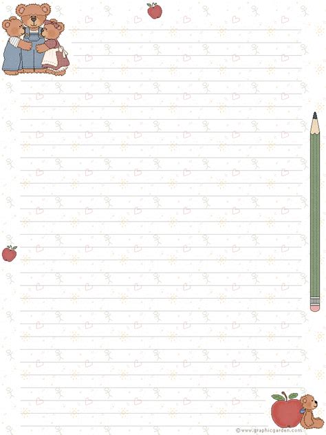 printable stationery letter size