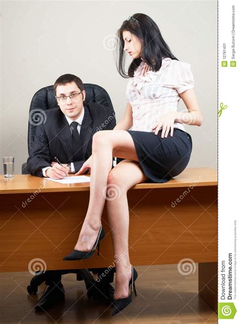 Boss And Him Secretary Stock Image Image 12781401