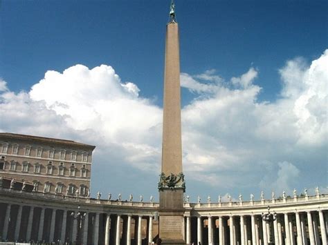 vatican obelisk  st peters square rome archaeology travel