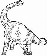 Diplodocus Brachiosaurus Netart Dino Moose Jurassic Drawings sketch template