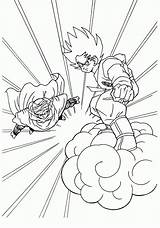 Dragon Ball Coloring Pages Goku Picolo sketch template