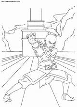 Avatar Last Airbender Zuko Coloring Prince Pages Color Print sketch template
