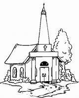 Coloring Church Pages People Faith Kids Coloring4free Printable Draw Children sketch template