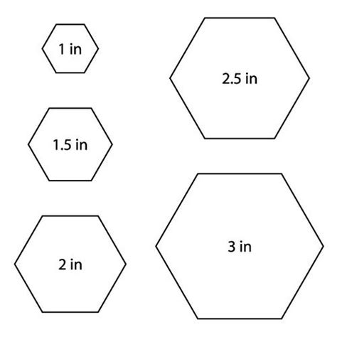 step      hexagon template hexagon quilt pattern