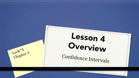lesson  overview youtube