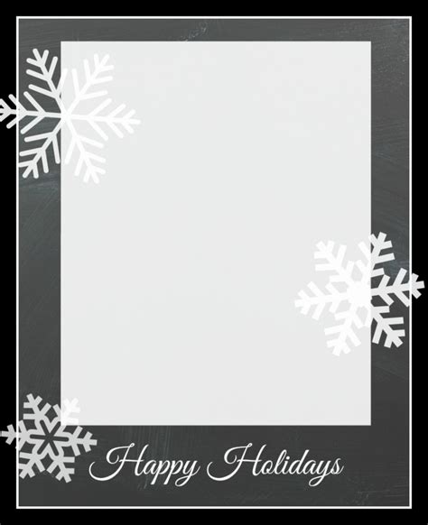 view christmas card template print  home pics