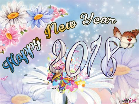 Poetry And Worldwide Wishes Happy New Year Image 2018
