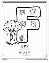 Fall Color Letter Printable Trace Coloring Pages Preschool Worksheets Activities Kindergarten Preschoolers Alphabet Theme Worksheet Printables Abc Kids Choose Board sketch template