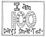 School Coloring 100th 100 Pages Days Smarter Kindergarten Activities If Preschool Were Am Sheet Printable Terrific Totally 100s Learning Classroom sketch template