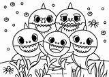 Shark Pintar Cool2bkids Zeichentrick Família Crianças sketch template