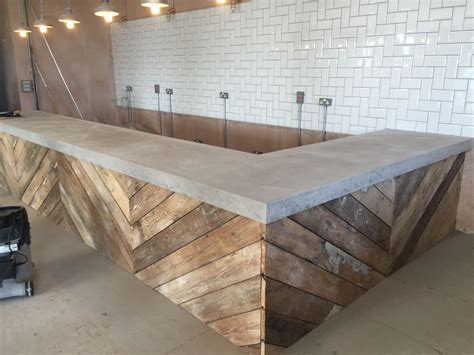 curved concrete countertop bar top artofit