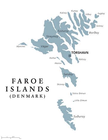 politieke kaart van de faeroeer stockvectorkunst en meer beelden van faeroeer istock