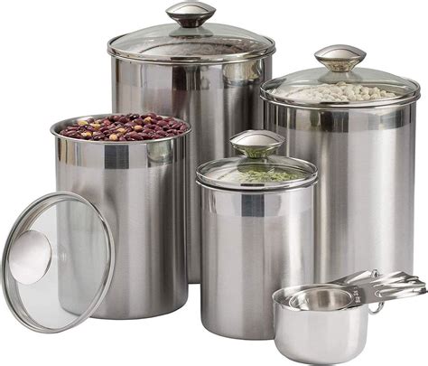 elegant kitchen canisters pic focus