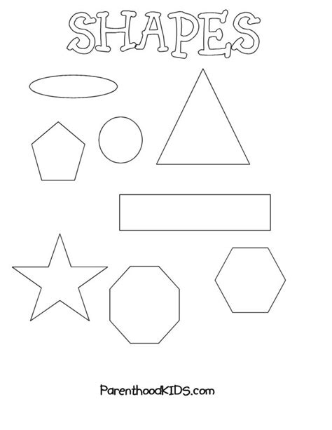 printable shapes coloring pages bresaniel consulting  az