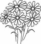 Flowers Coloring Book Clip Clker Rebecca Shared sketch template