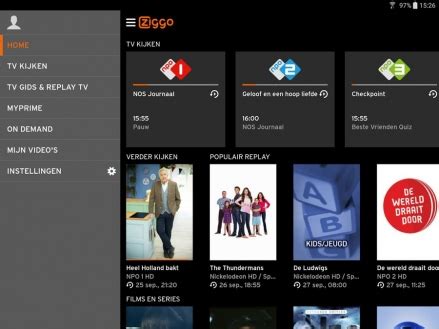 ziggo  uitgebracht interactieve tv app vervangt horizon