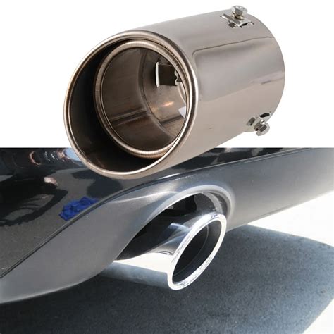 buy straight car exhaust muffler tail pipes stainless steel exhaust pipe tail