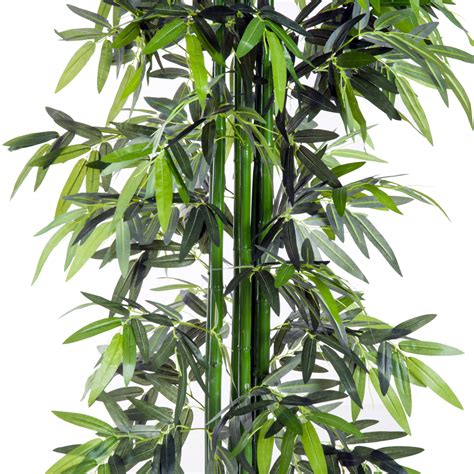 outsunny mft artificial bamboo tree plant decor greenary pot home ebay
