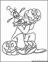 Coloring Halloween Pages Goofy Disney Mission Friends Printable Colouring Fun Kids Getcolorings Choose Board Drawings sketch template