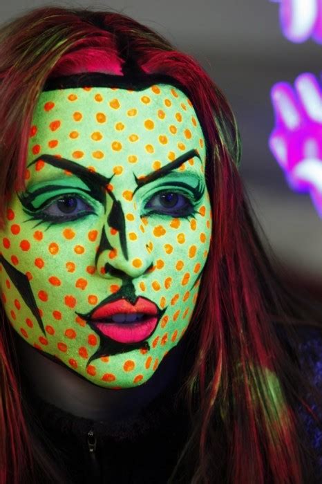Pop Art Face Painting Red Ted Art S Blog