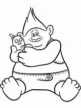 Trolls Coloring Pages Clipartmag Print sketch template